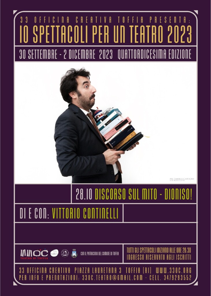 Teatro - Discorso sul mito - Dioniso!