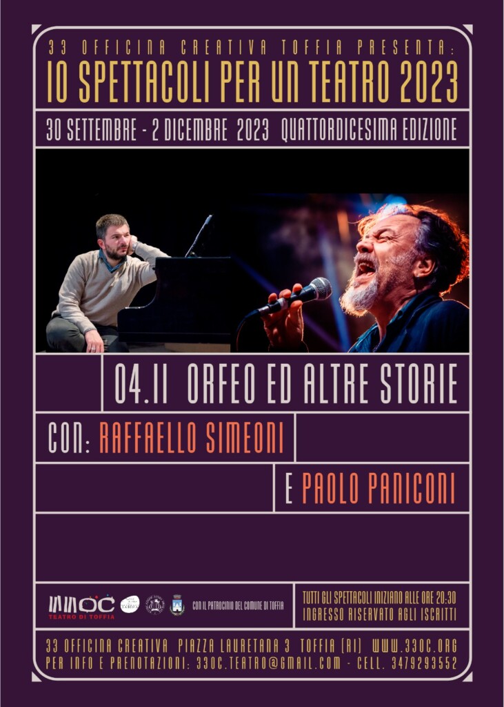 Teatro - Orfeo e altre storie